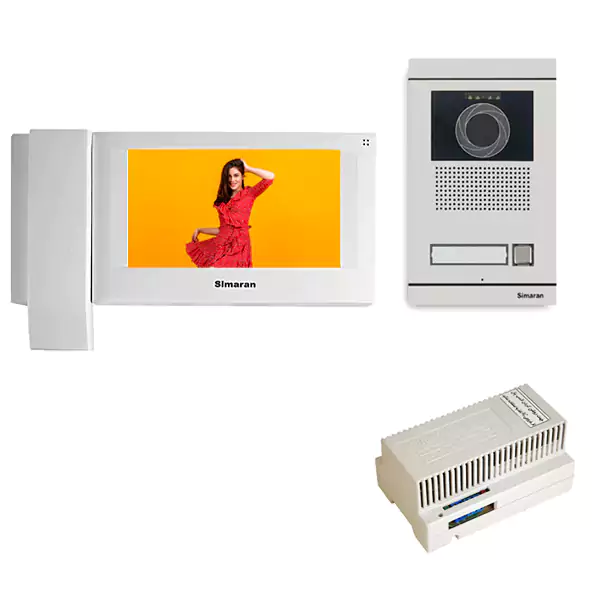 پکیج آیفون تصویری سیماران مدل HS73-M200 تک واحدی