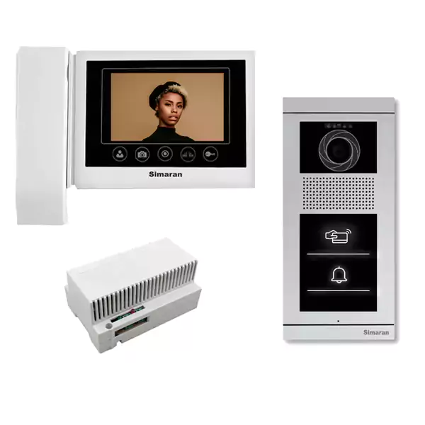 پکیج آیفون تصویری HD سیماران 4.3 اینچی (1تا 8 واحدی)
