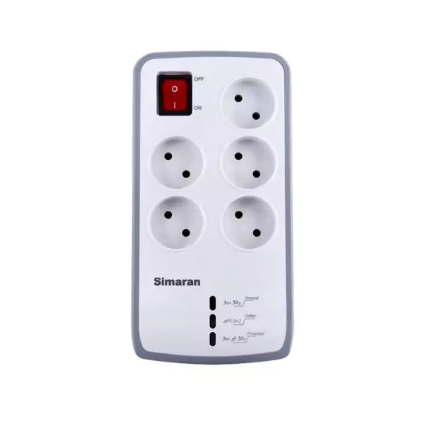محافظ ولتاژ 5 راهی صوتی و تصویری سیماران مدل SM-525-N