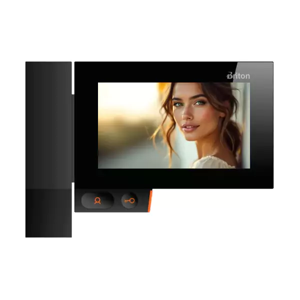 مانیتور آیفون تصویری با حافظه برایتون BAM-7045-WIFI مشکی رنگ