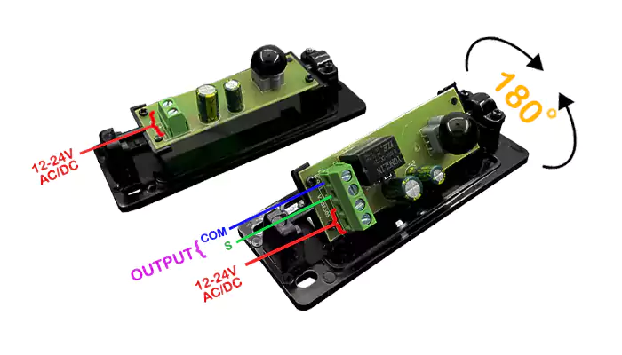 چشمی جک پارکینگ چرخشی مدل C-180
