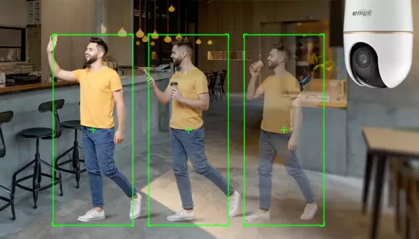 تعقیب سوژه دوربین مداربسته بیسیم داهوا مدل Hero A1 H2A