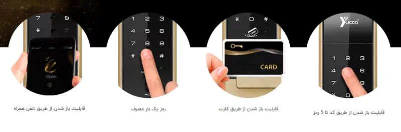 دستگیره دیجیتال یوکا Lyra