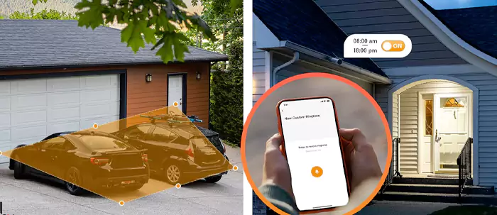 دوربین مداربسته بی سیم آیمو با باطری سولار مدل Cell 3C
