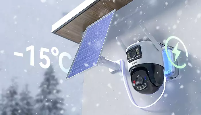 دوربین مداربسته خورشیدی دوگانه آیمو Aov Dual 5 5MP