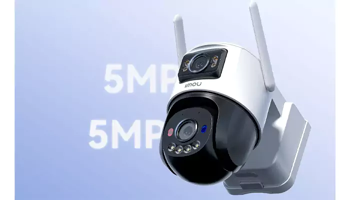 دوربین مداربسته خورشیدی دوگانه آیمو Aov Dual 5 5MP