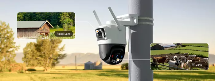 دوربین وایرلس کروزر دو لنزه 5+5 مگاپیکسل آیمو Cruiser Dual