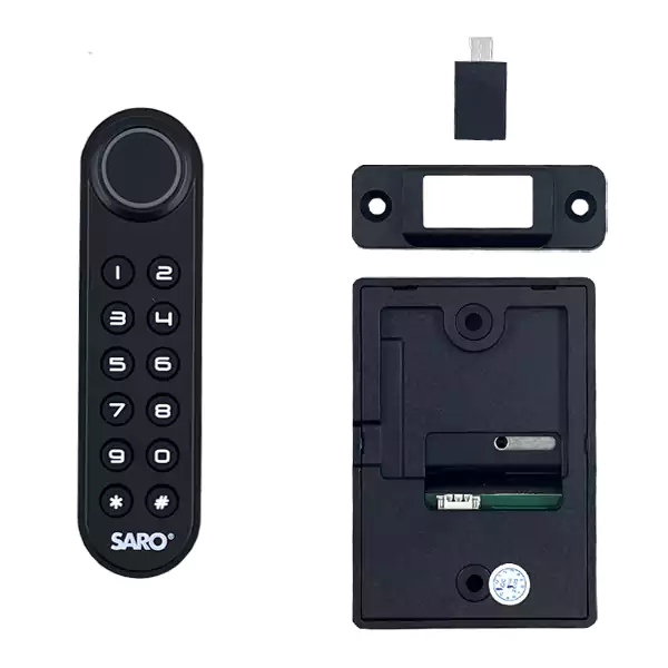 متعلقات قفل برقی رمزی اثر انگشتی کمدی سارو مدل DDL-02