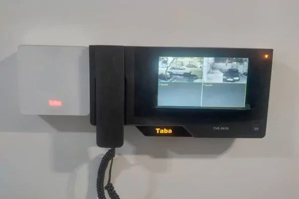 انتقال تصویر دربازکن تصویری تابا 3070 توسط وای فای باکس