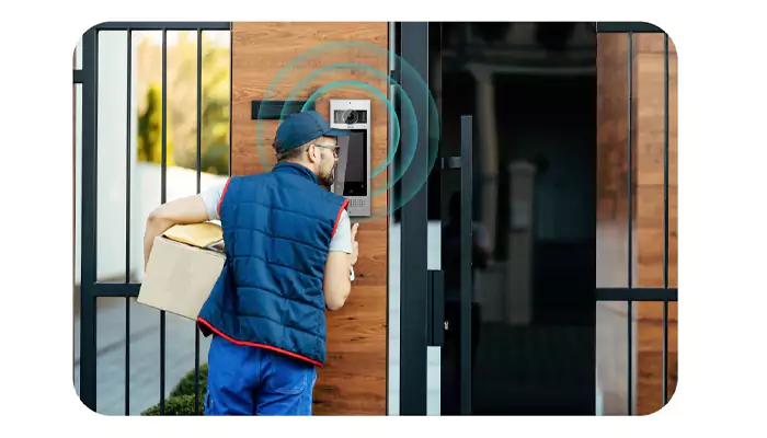 پنل کدینگ لمسی آیفون تصویری برایتون مدل BPC 4000 HS R 4