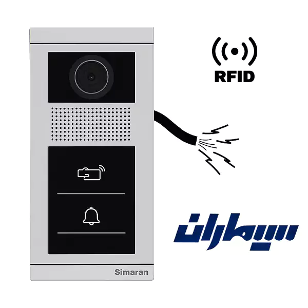 پکیج پنل آیفون تصویری HD سیماران 4.3 اینچی
