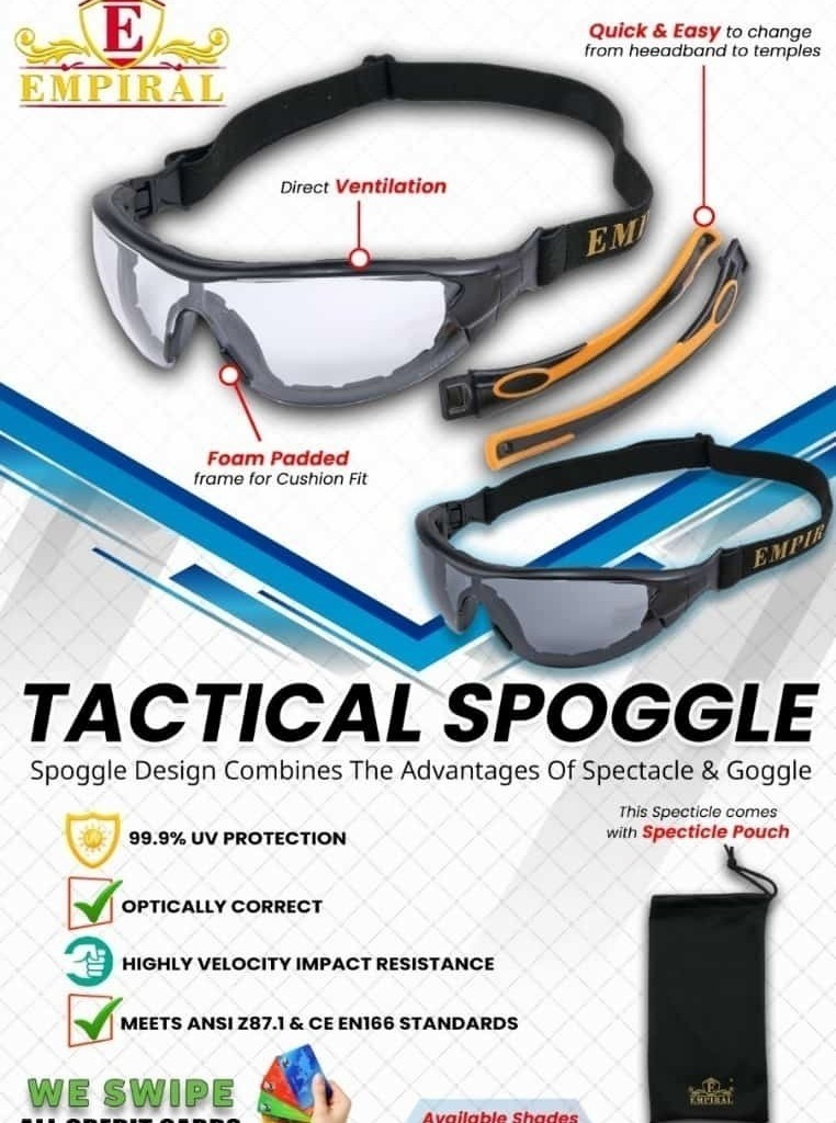 عینک ایمنی Empiral مدل Tactical Spoggle