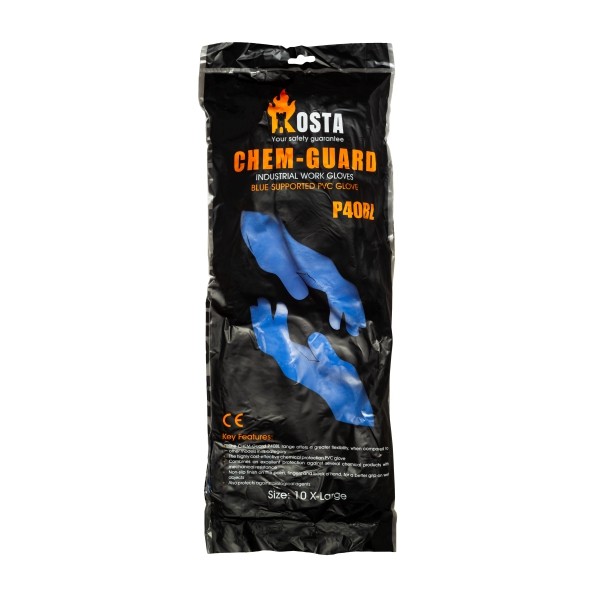 دستکش ایمنی کاستا مدل CHEM-GUARD P40BL
