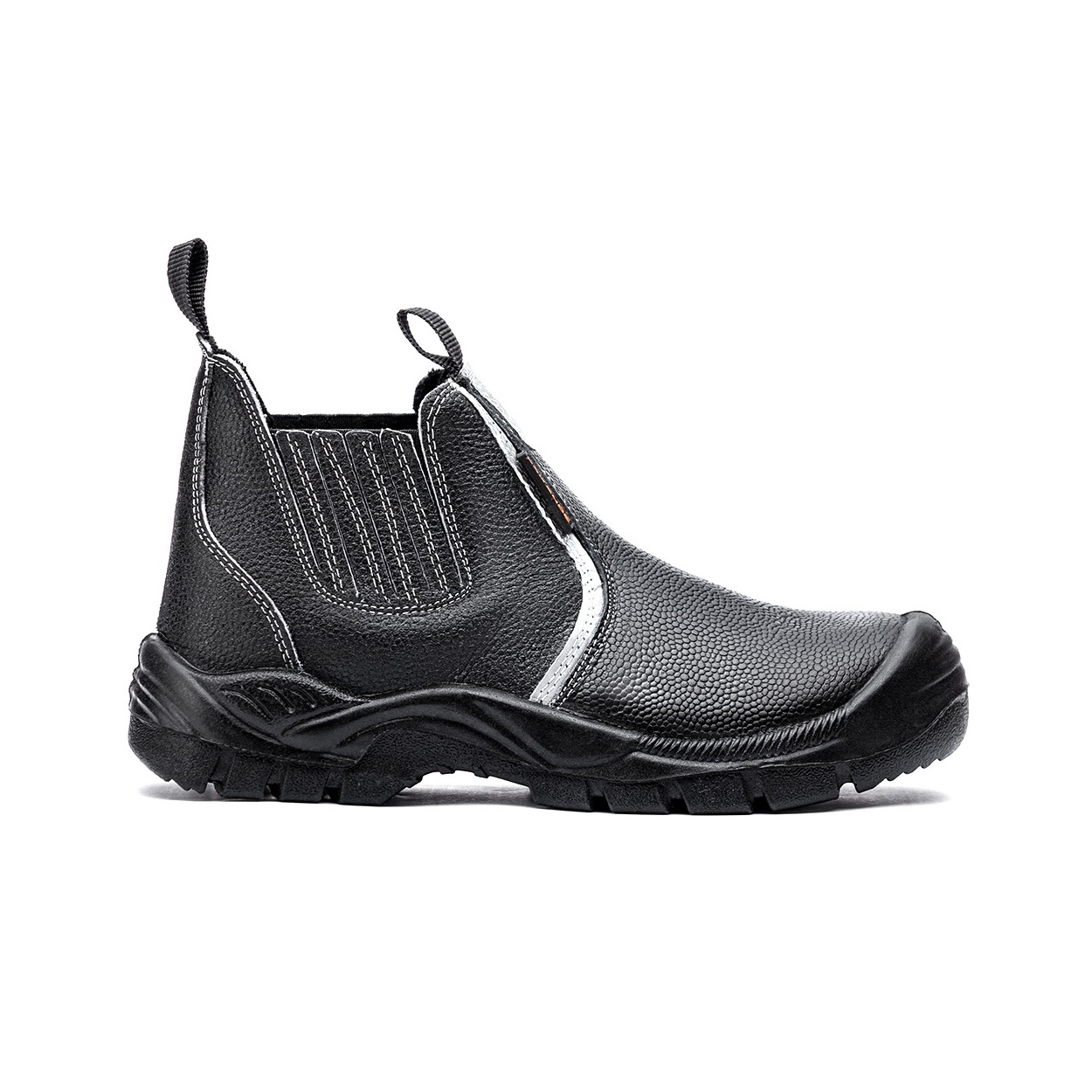 پوتین ایمنی ارک مدل اپنکا تاپ چرم PU-Rubber