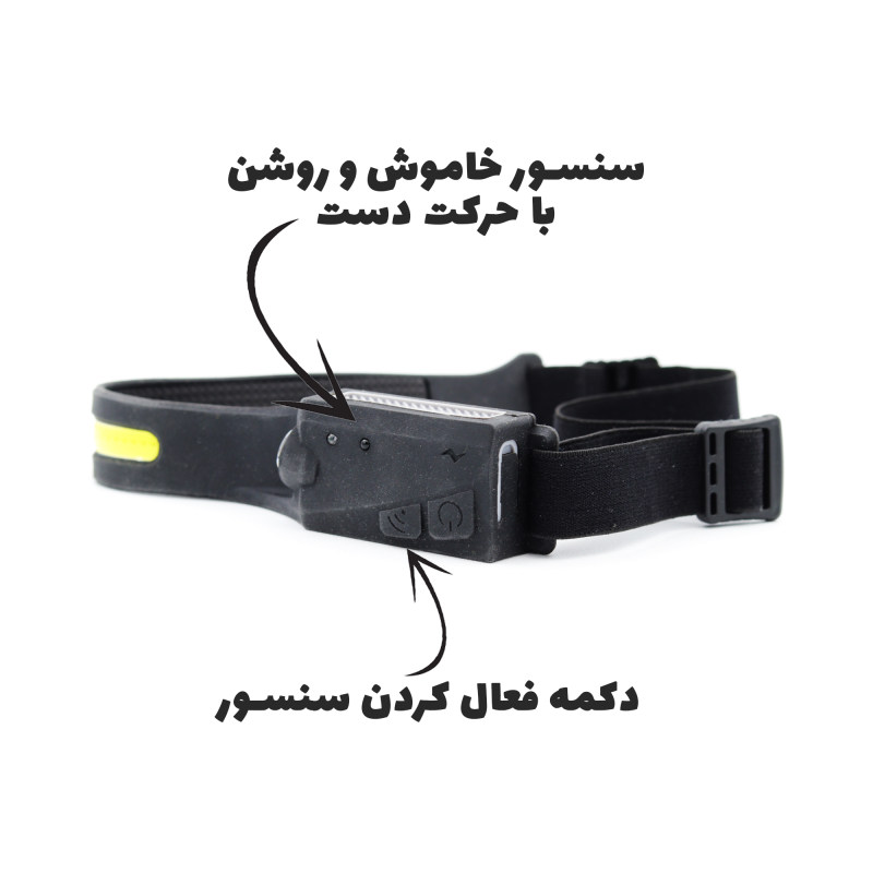 چراغ پیشانی مدل نواری 4 حالته COB-XPE