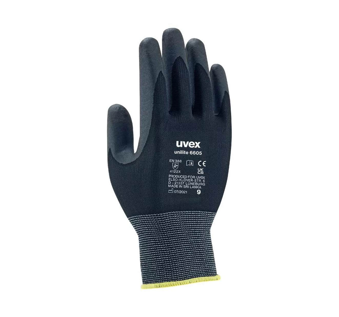 دستکش ایمنی UVEX مدل Unilite 6605