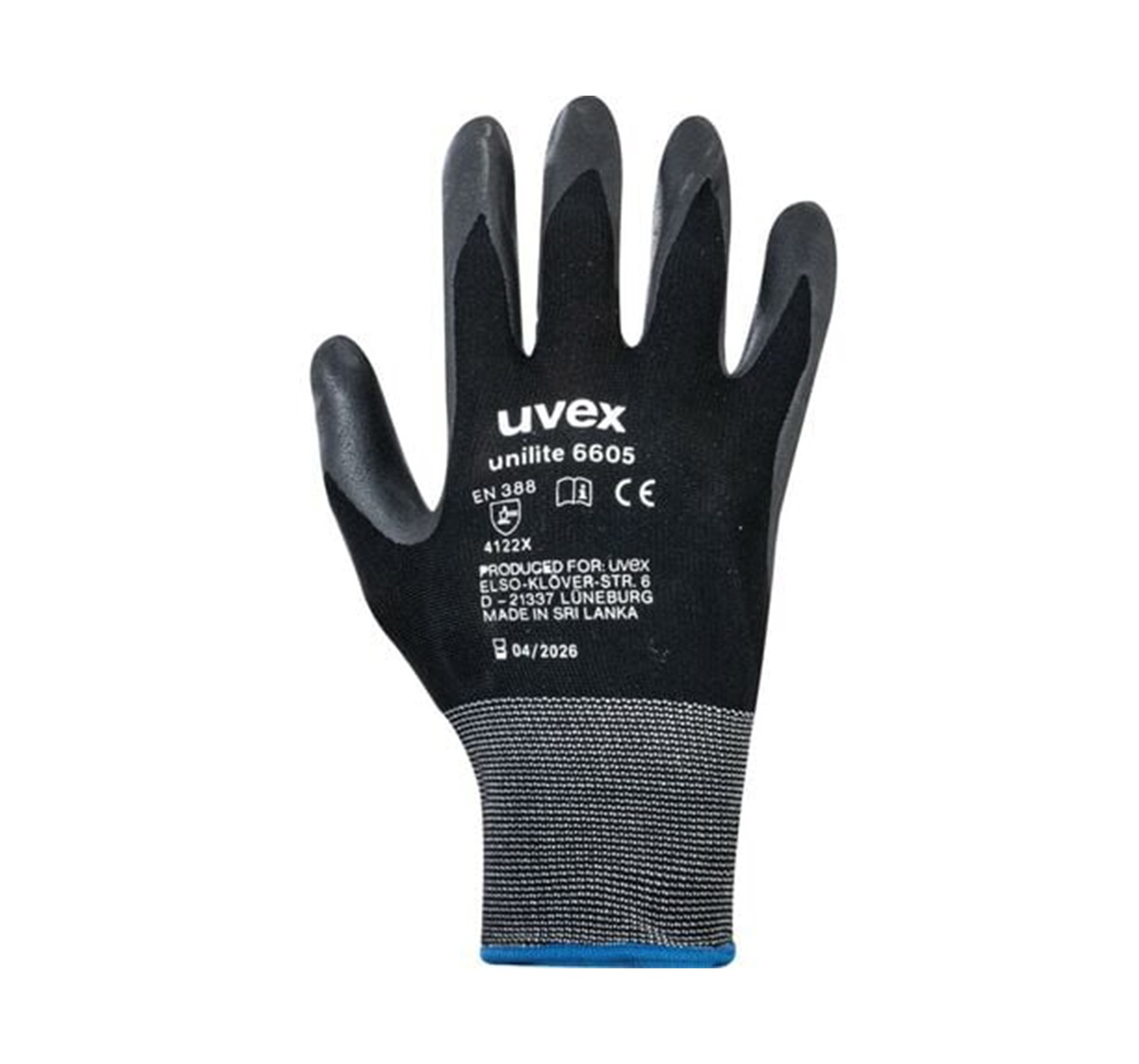 دستکش ایمنی UVEX مدل Unilite 6605