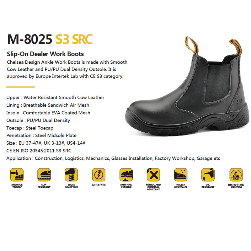 کفش ایمنی سیف تو مدل آنتی استاتیک ضدآب کد 8025 SLIP