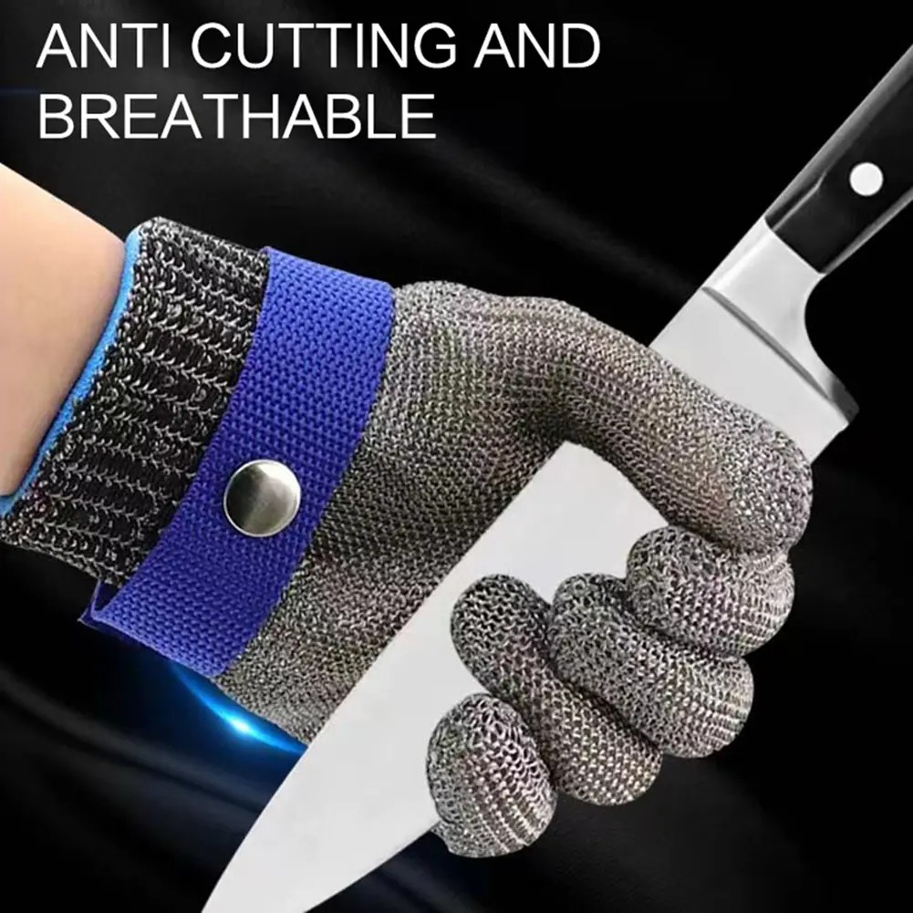 دستکش زنجیری فولادی بوتکس مدل BATEX ANTIKUTT-HANSKE همراه دستکش نخی