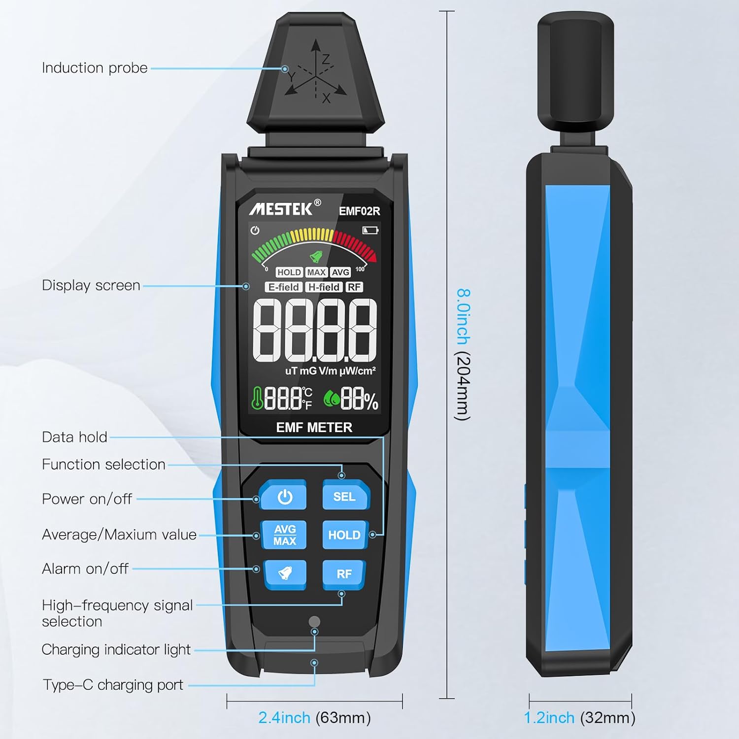 ارتعاش سنج الکترومغناطیسی مستک مدل EMF02R