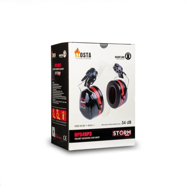 گوشی ایمنی رو کلاهی کاستا مدل KOSTA STORM HP540P3