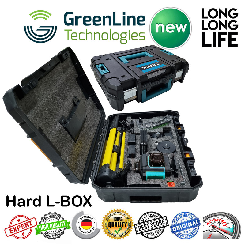 تراز لیزری ماکیتا مدل 4 بعدی 4D-360 نور سبز Hard Box
