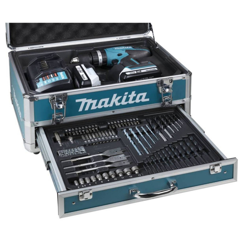 مجموعه 70 عددی دریل پیچ گوشتی شارژی ضربه ای ماکیتا مدل FRCHP488DAEX2