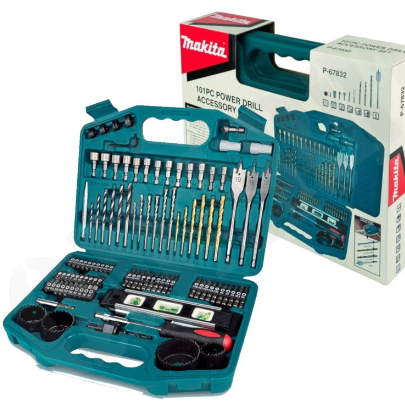 بیت و مته ماکیتا مدل p-67832 مجموعه 101 عددی
