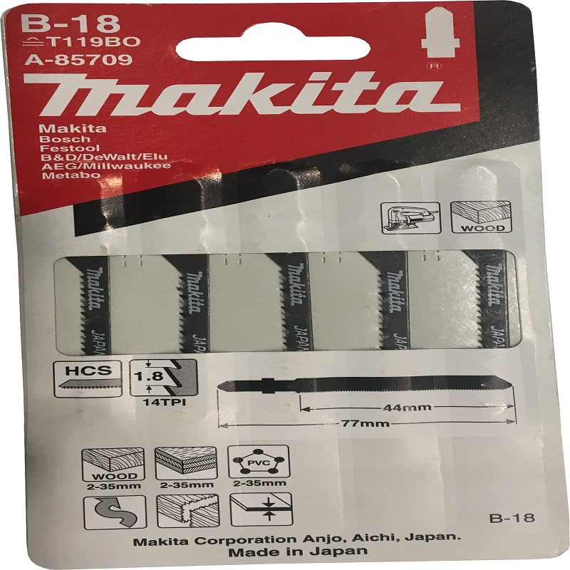 تیغه اره عمودبر ماکیتا مدل A-85709 مجموعه 5 عددی