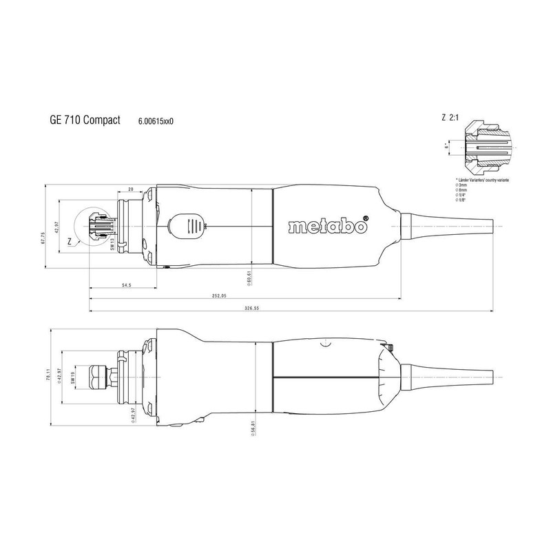 فرز انگشتی متابو مدل GE710 Compact