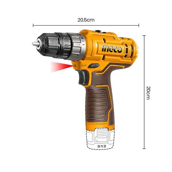 دریل پیچ گوشتی شارژی اینکو مدل CDLI-12202