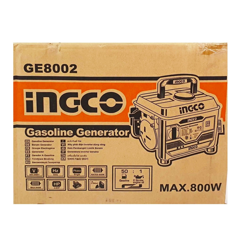 موتور برق بنزینی اینکو مدل GE8002-800W ظرفیت 0.8 کیلووات