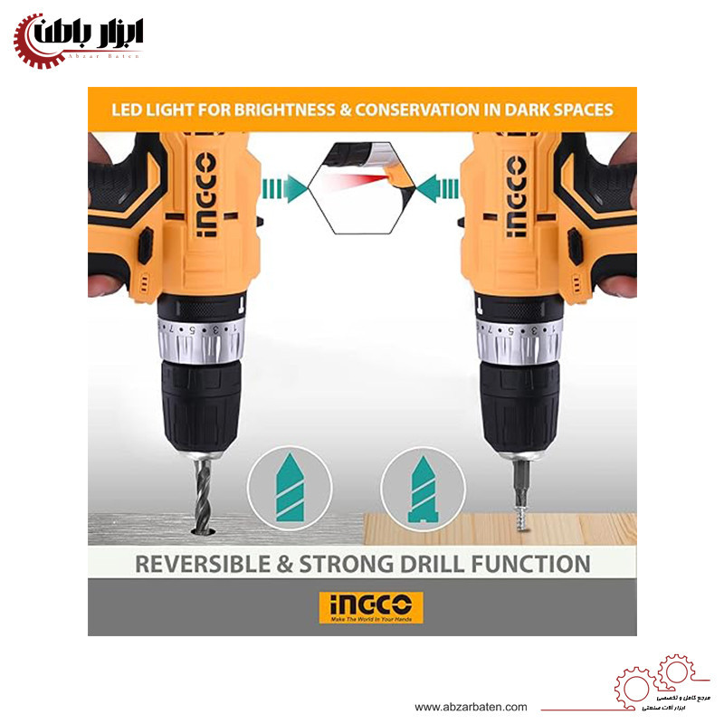 دریل پیچ گوشتی شارژی اینکو مدل CI-DLI1-2328