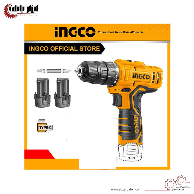 دریل پیچ گوشتی شارژی اینکو مدل CD-LI-12328