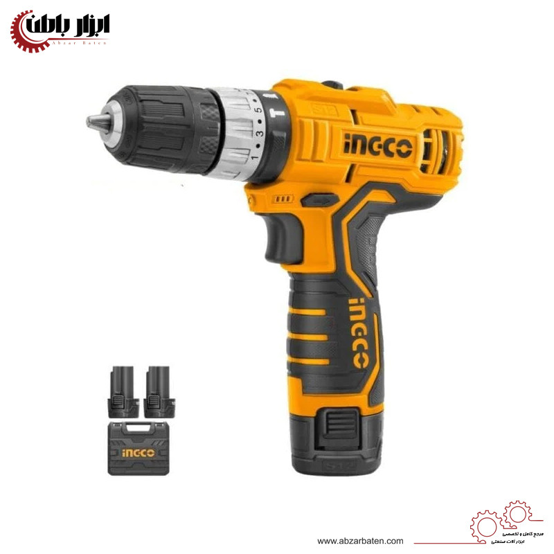 دریل پیچ گوشتی چکشی شارژی اینکو مدل CIDLI12328-12V