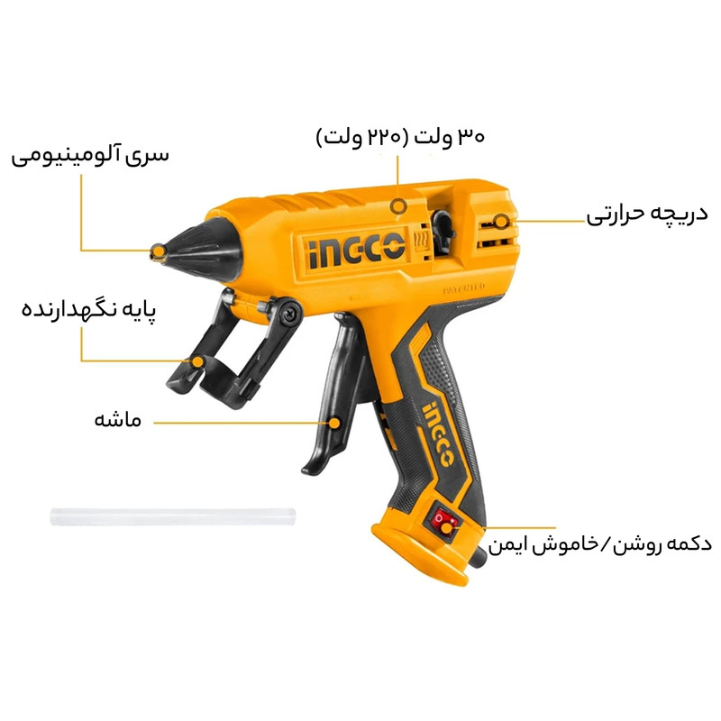 دستگاه چسب حرارتی اینکو مدل GG-308