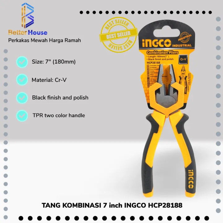 انبردست اینکو مدل H-CP-28188 سایز 7 اینچ
