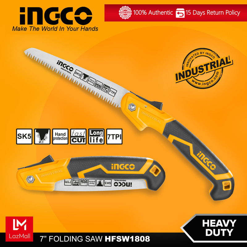 اره باغبانی تاشو اینکو مدل HFSW-1808-7inch