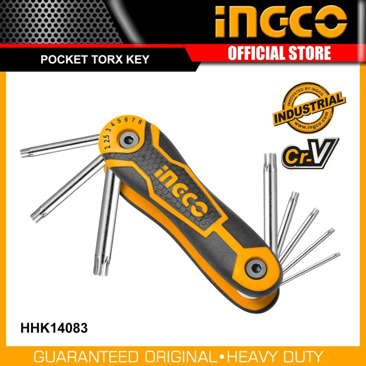 آچار آلن ستاره ای اینکو مدل HHK-14083 مجموعه 8 عددی