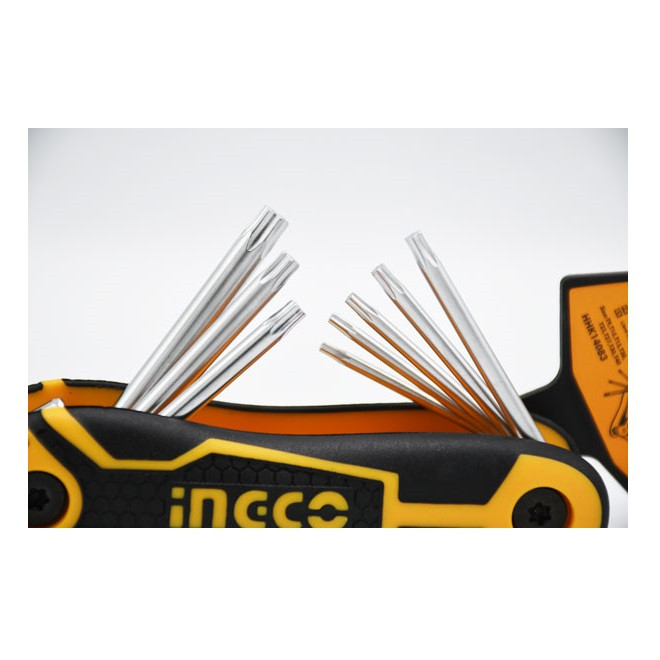 آچار آلن ستاره ای اینکو مدل HHK-14083 مجموعه 8 عددی