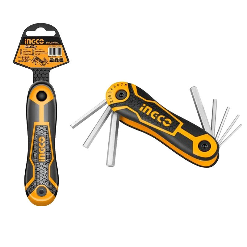 آچار آلن اینکو کد K0-0014081 مجموعه 8 عددی