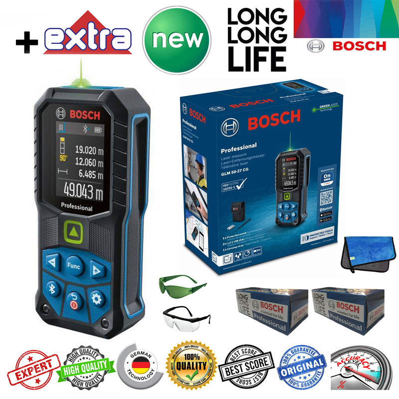 متر لیزری بوش مدل GLM 50-27 CG Professional