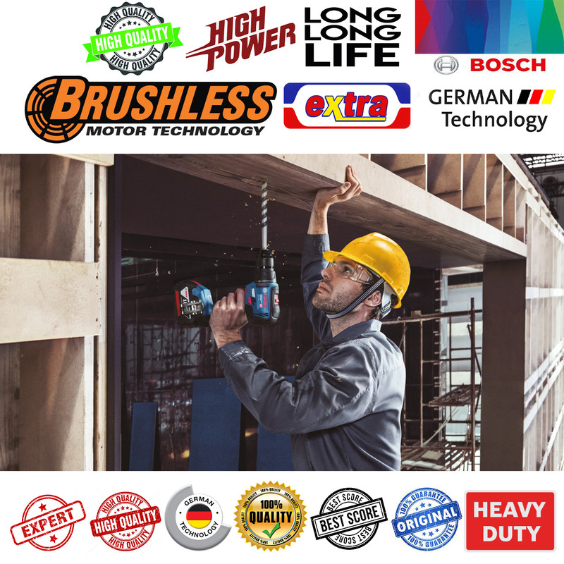 پیچ گوشتی شارژی چکشی بوش مدل GSB 18 V 50Extra brushless