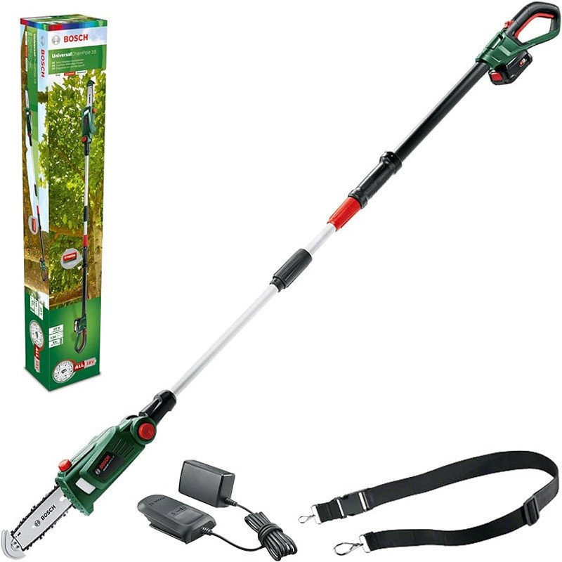اره زنجیری سرشاخه زن شارژی بوش مدل Universal ChainPole 18