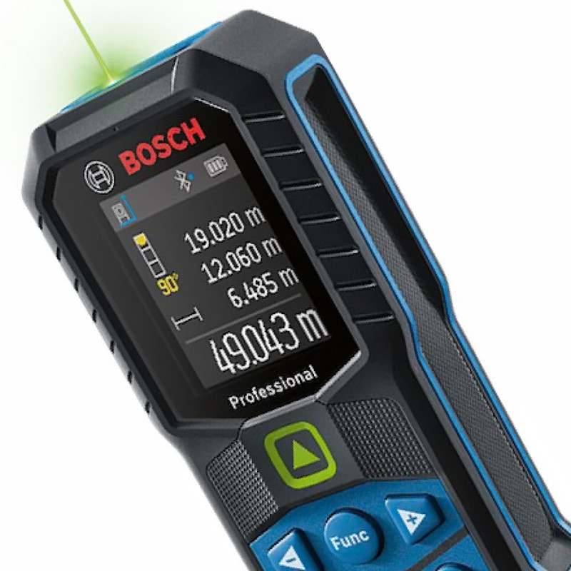 متر لیزری بوش مدل نور سبز GLM50-27 CG