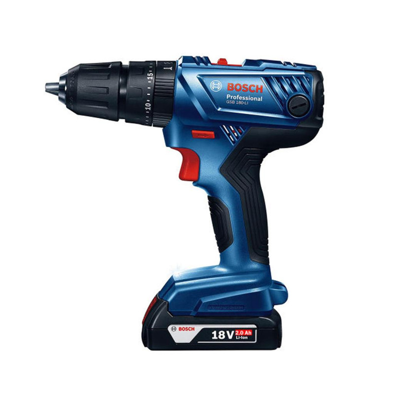 دریل پیچ گوشتی شارژی چکشی بوش مدل GSR 180 LI