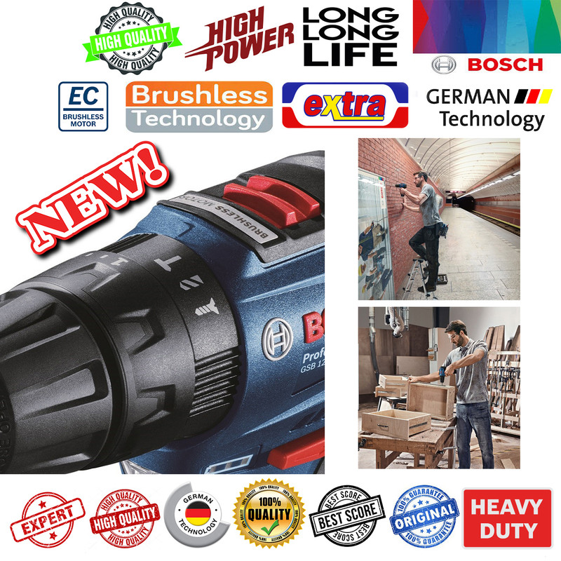 دریل چکشی شارژی بوش مدل GSB12 V 30