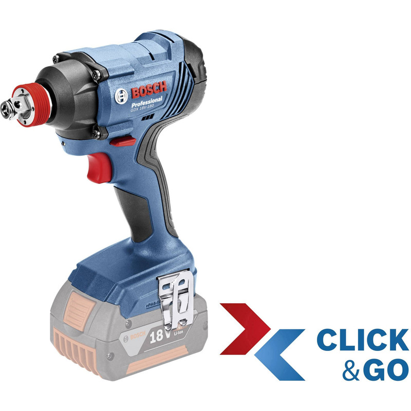 دریل پیچ گوشتی چکشی شارژی بوش مدل GDX 180-LI