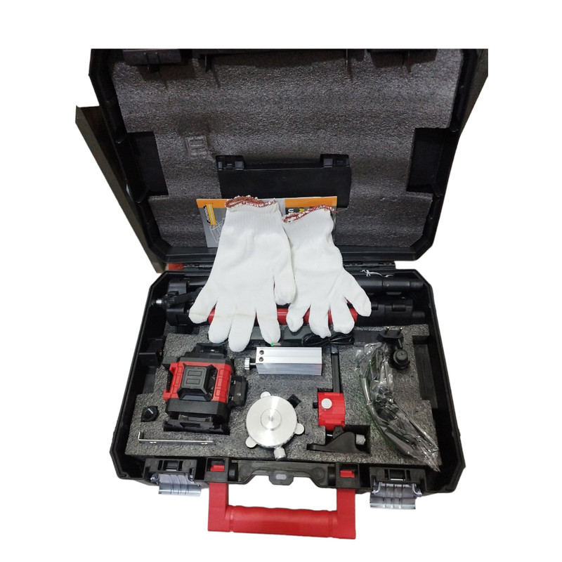 تراز لیزری میلواکی مدل 4 بعدی نور سبز کدHR3052 4D 16 Lines Box