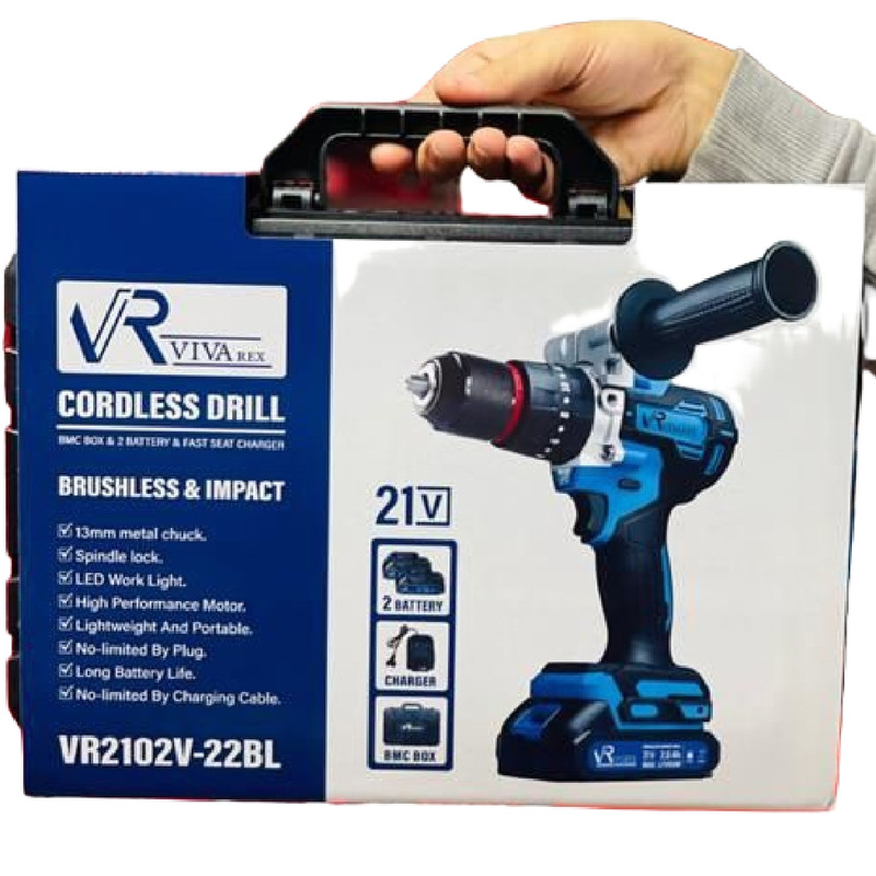 دریل پیچ گوشتی شارژی ویوارکس مدل VR2102V-22BL